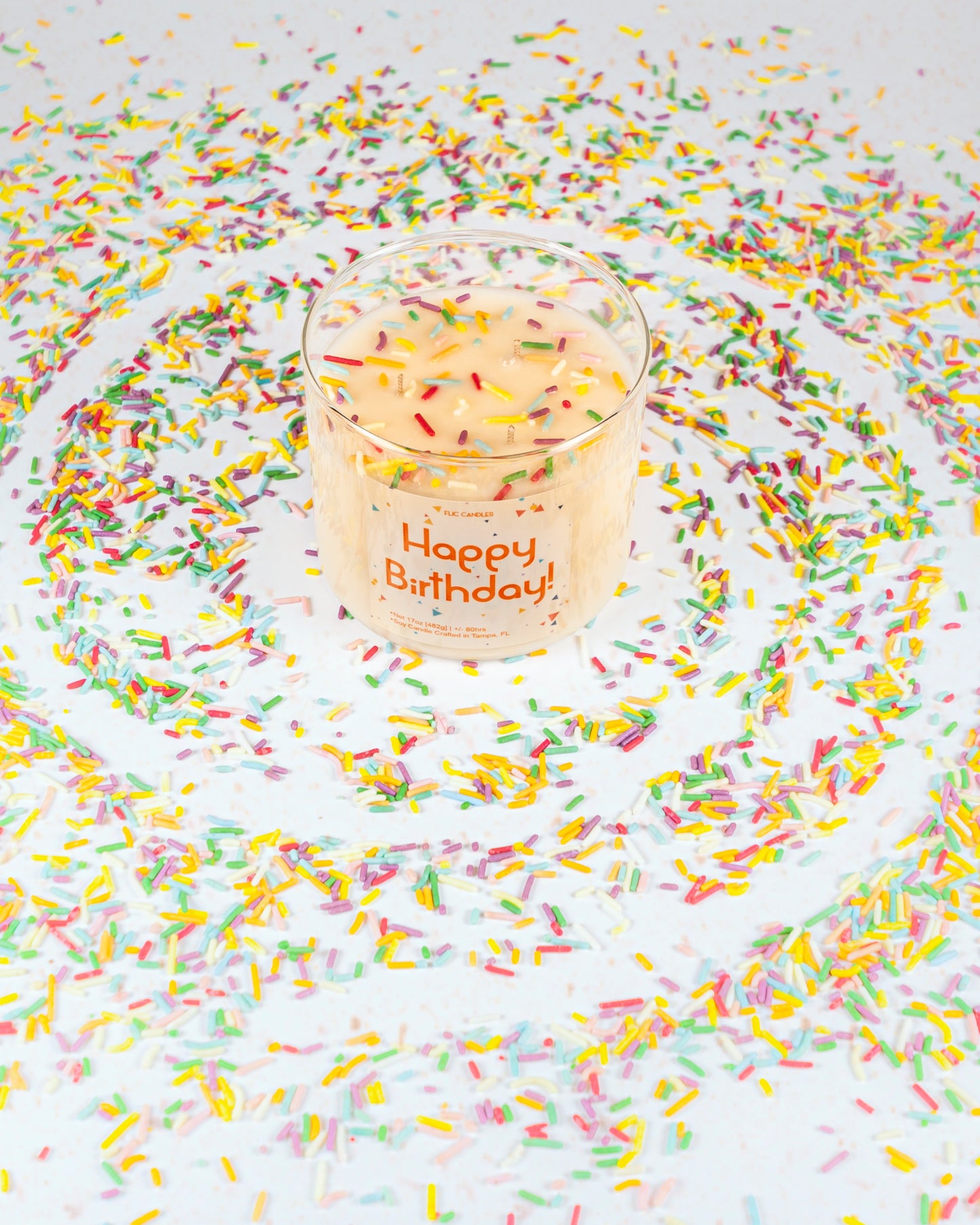 Happy Birthday Candle 17 OZ