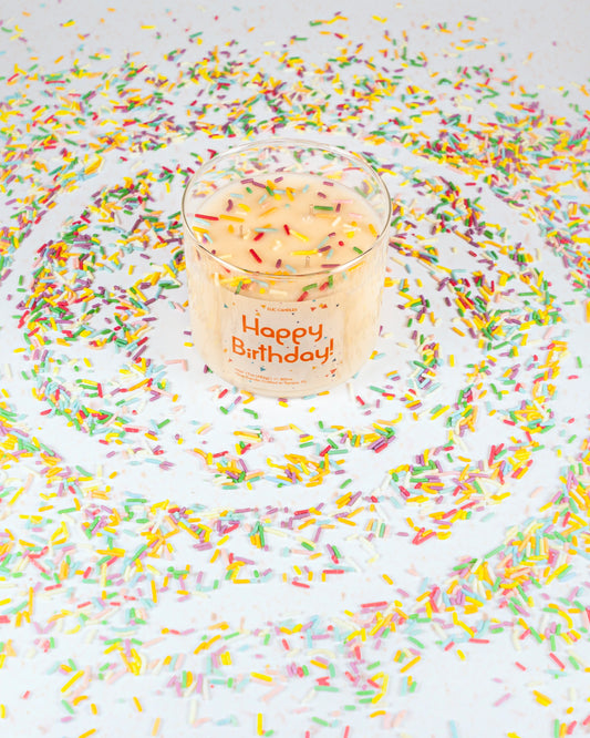Happy Birthday Candle 17 OZ